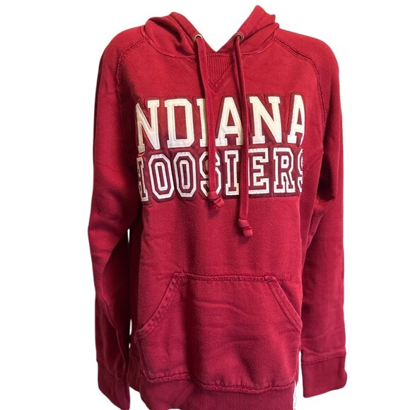 Indiana Hoosiers Red Hoodie Sweatshirt Russell Athletic Women's S Collegiate - Picture 2 of 10